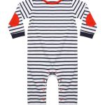 Larkwood Baby Long Sleeve Striped Bodysuit