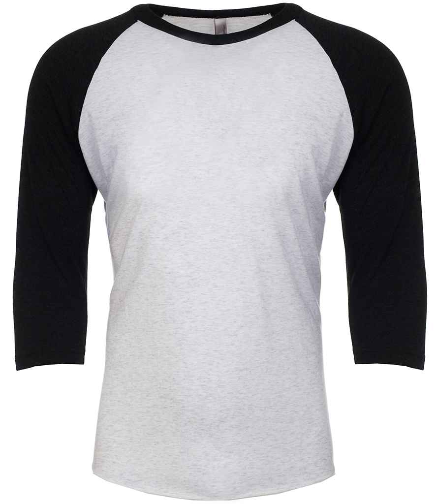 Next Level Apparel Unisex Tri-Blend 3/4 Sleeve Raglan T-Shirt