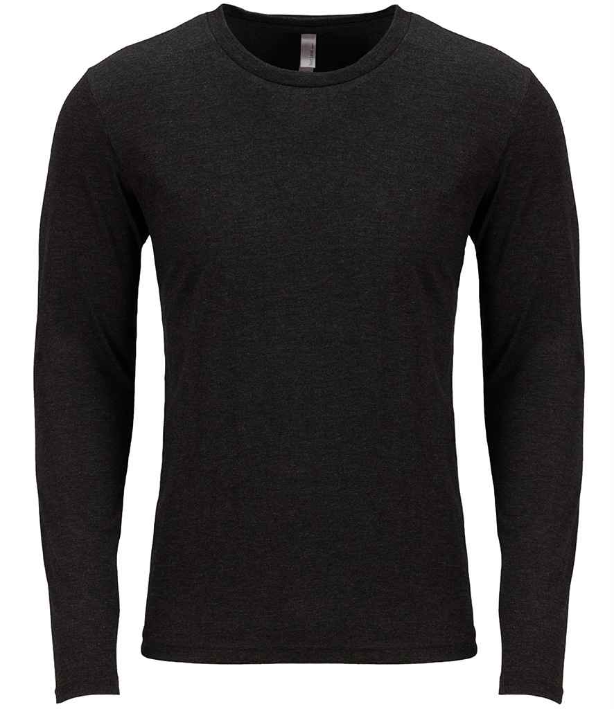 Next Level Apparel Unisex Long Sleeve Tri-Blend Crew T-Shirt