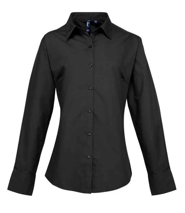 Premier Ladies Supreme Long Sleeve Poplin Shirt