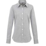 Premier Ladies Gingham Long Sleeve Shirt