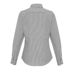 Premier Ladies Long Sleeve Striped Oxford Shirt - Image 2