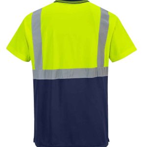 Portwest Hi-Vis Two Tone Polo Shirt - Image 2