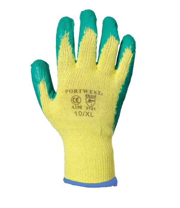 PW072-GRN-FRONT-HERO Portwest Fortis Grip Gloves