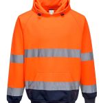 Portwest Hi-Vis Two Tone Hooded Sweatshirt