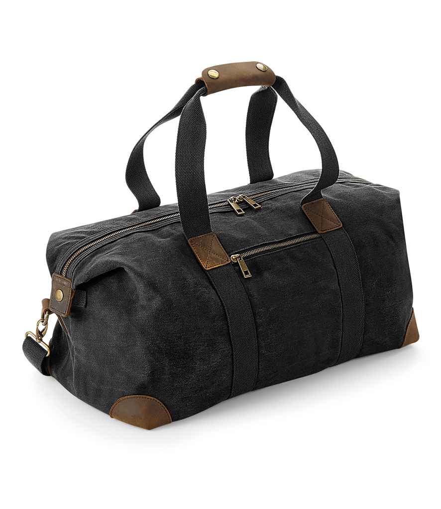 Quadra Heritage Waxed Canvas Holdall