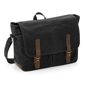 Quadra Heritage Waxed Canvas Messenger