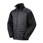 Result Genuine Recycled Black Compass Padded Jacket