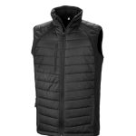 Result Genuine Recycled Black Compass Padded Gilet