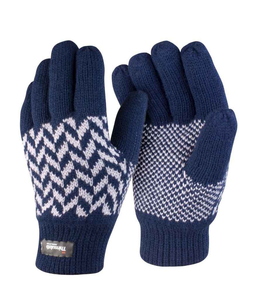 Result Pattern Thinsulate Gloves