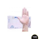 Result Clear Synthetic Vinyl Disposable Gloves