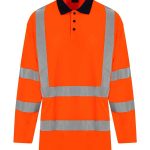 Pro RTX High Visibility Long Sleeve Polo Shirt