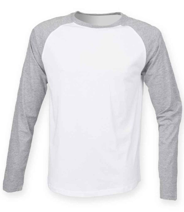 SF Men Long Sleeve Baseball T-Shirt