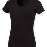 SF Ladies Feel Good Stretch V Neck T-Shirt