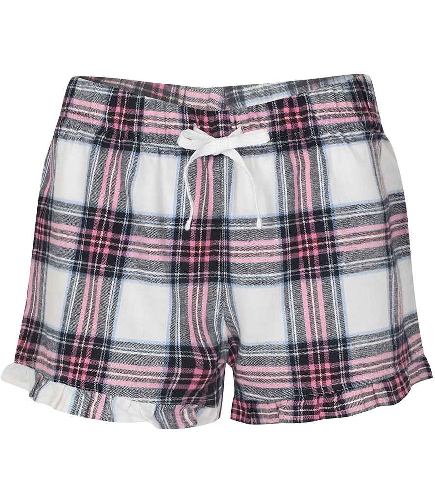 SF Ladies Tartan Frill Shorts