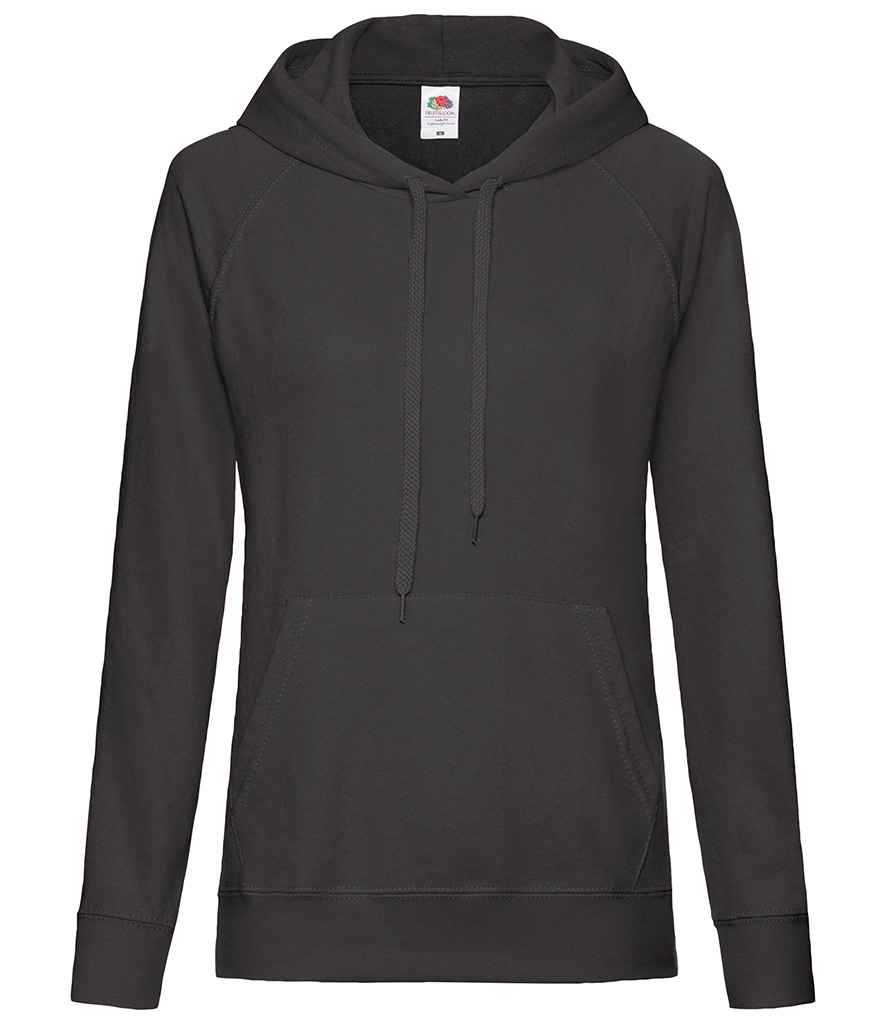 Fruit of the Loom Lady Fit Lightweight Hooded Sweatshirt