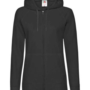 Fruit of the Loom Lady Fit Lightweight Zip Hooded Sweatshirt