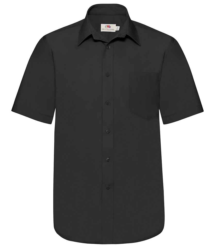 Fruit of the Loom Short Sleeve Poplin Shirt