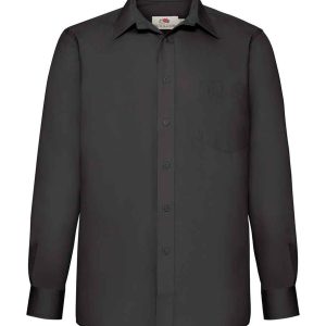 Fruit of the Loom Long Sleeve Poplin Shirt