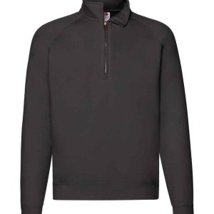 Fruit of the Loom Premium Zip Neck Sweatshirt