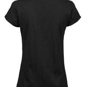 Tee Jays Ladies Roll-Up T-Shirt - Image 2