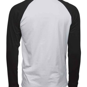 Tee Jays Long Sleeve Baseball T-Shirt - Image 2