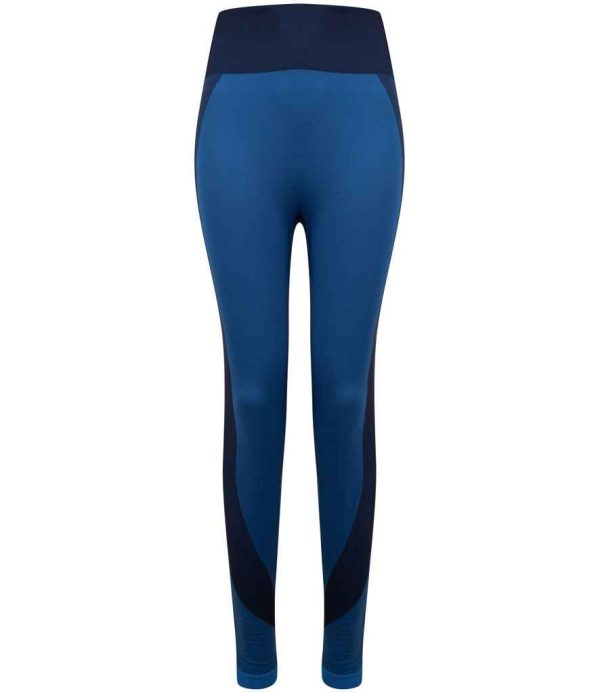 Tombo Ladies Seamless Panelled Leggings