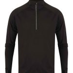 Tombo Long Sleeve Zip Neck Performance Top