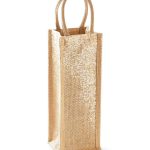 Westford Mill Shimmer Jute Bottle Bag