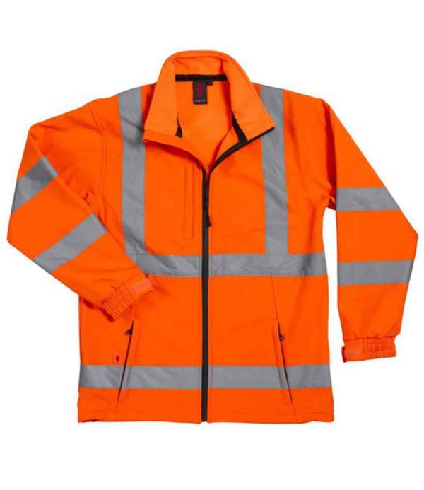 Warrior Hi-Vis Soft Shell Jacket