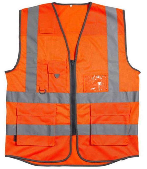 Warrior Hi-Vis Executive Mesh Waistcoat