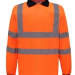 Yoko Hi-Vis Long Sleeve Polo Shirt